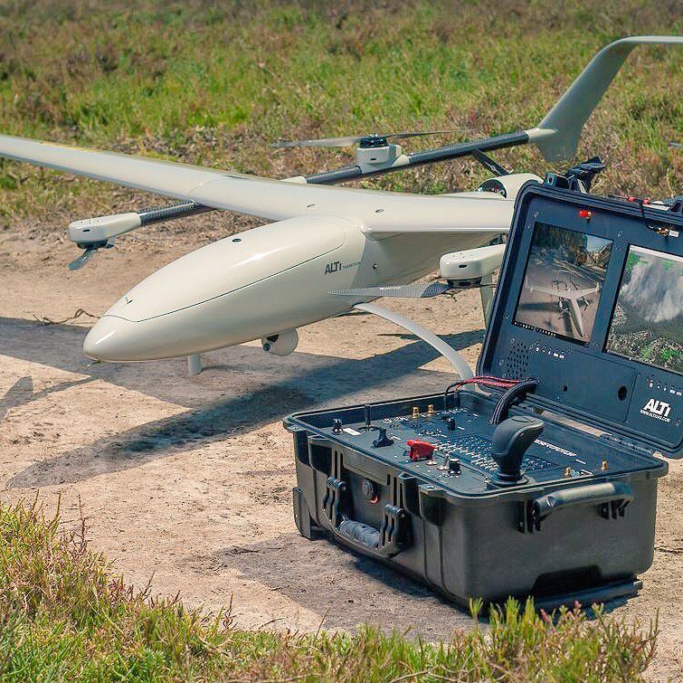 altiuas's tweet photo. Ground Control System: Dual screen with digital IP link, flight controls, PC, data, telemetry &amp; more! https://t.co/O8qoCoXPr3