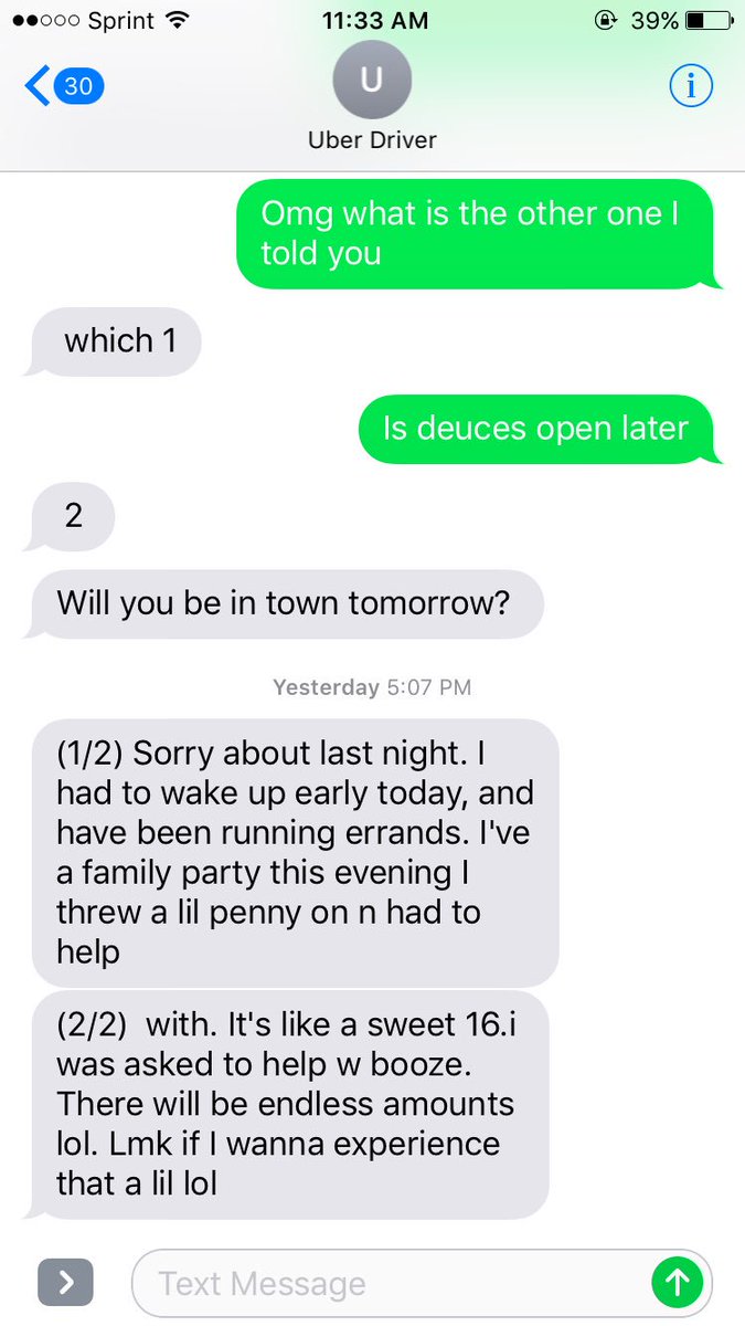 kcurnick's tweet photo. Thank god my uber driver invited me to his family's sweet 16 party https://t.co/SBROex2YAP