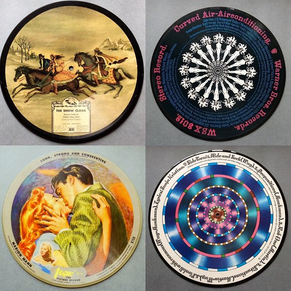 Here's a peek at some picture discs on display in our LISTEN: 140 Years of Recorded Sound exhibition #BLSounds #TakeoverTuesday