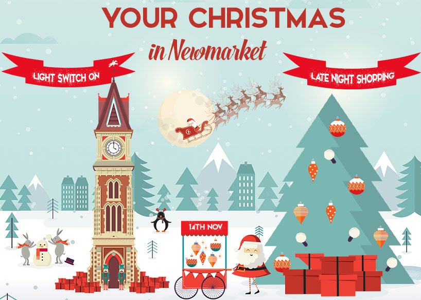 This year Newmarket is celebrating Christmas like never before with a light switch on and late night shopping on the 14th November!