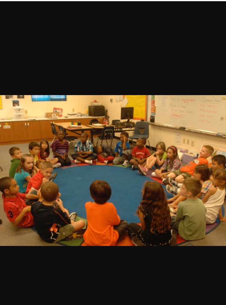 megankuester's tweet photo. This classroom is aimed toward kids who like to interact with one another and learn in a big group https://t.co/1UwZeLAv8D