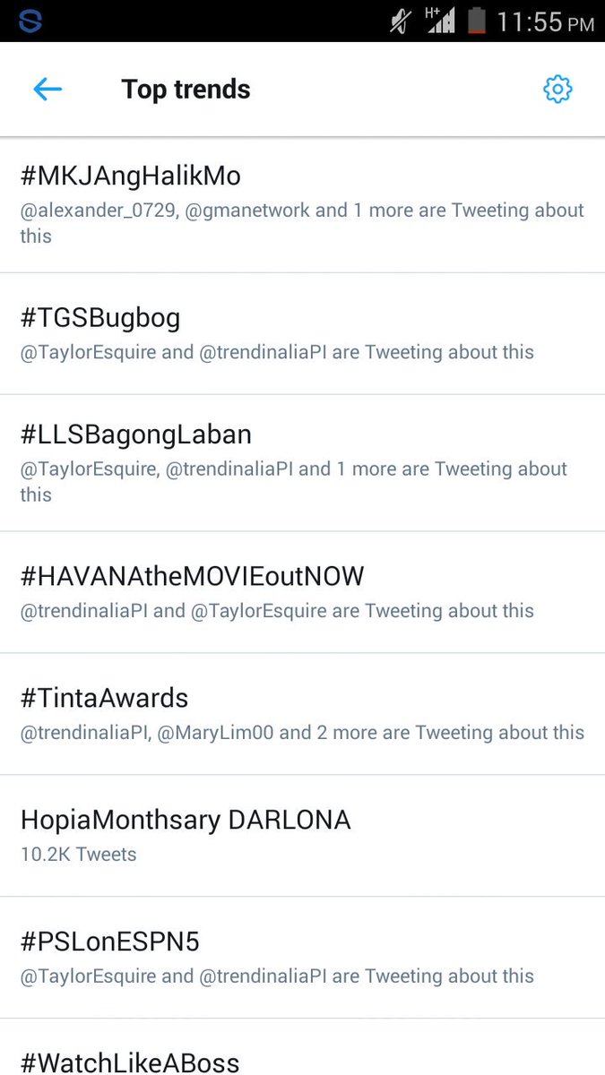 Karlaliscious's tweet photo. Time check 11:56 pm still at the Top!!! 
#MKJAngHalikMo https://t.co/ok8Mac13nG