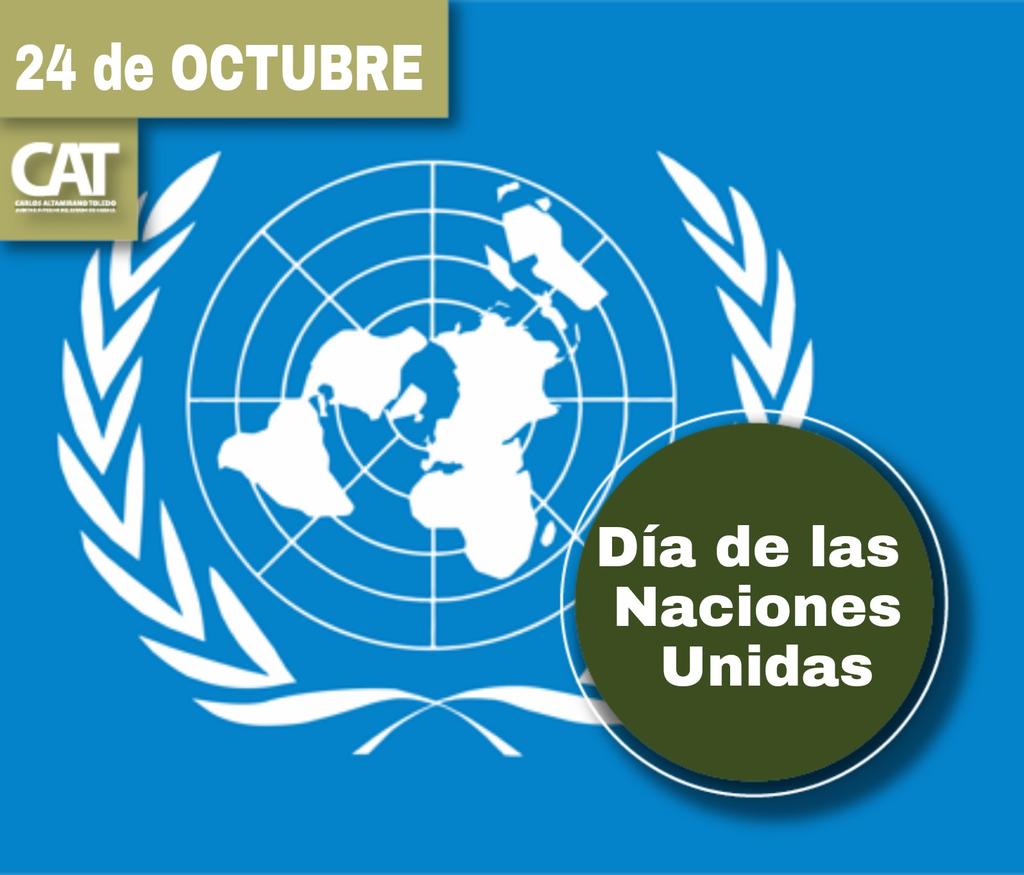 AltamiranoCat's tweet photo. #SabíasQue
24 de Octubre | Día de las Naciones Unidas. Conseguir la paz, la seguridad, lucha contra la pobreza y la injusticia en el Mundo. https://t.co/ydM45nYlB7