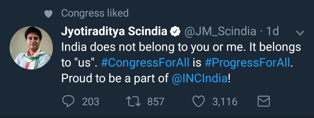 nikhilpushkarna's tweet photo. India does not belong to you and me. It belongs to "us". #ProgressForAll is #ProgressForIndia. Proud to be part of #India https://t.co/TFX7b9Xjb1