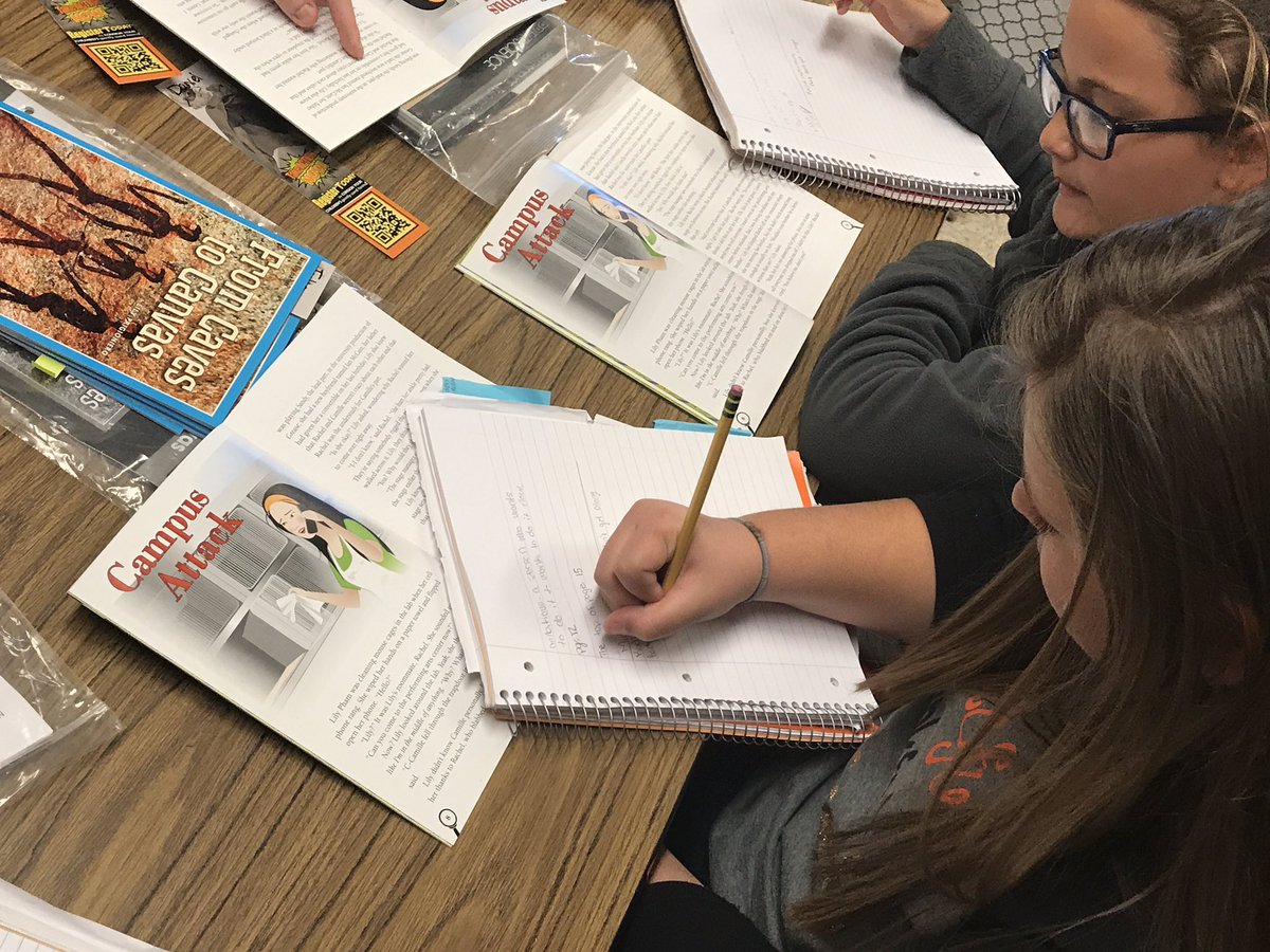 kristiduck's tweet photo. 6th graders @gray_elementary are hard at work during guided reading supporting inferences with text evidence! @WCDE_TN #readthinktalkwrite https://t.co/qoSr78YTRs