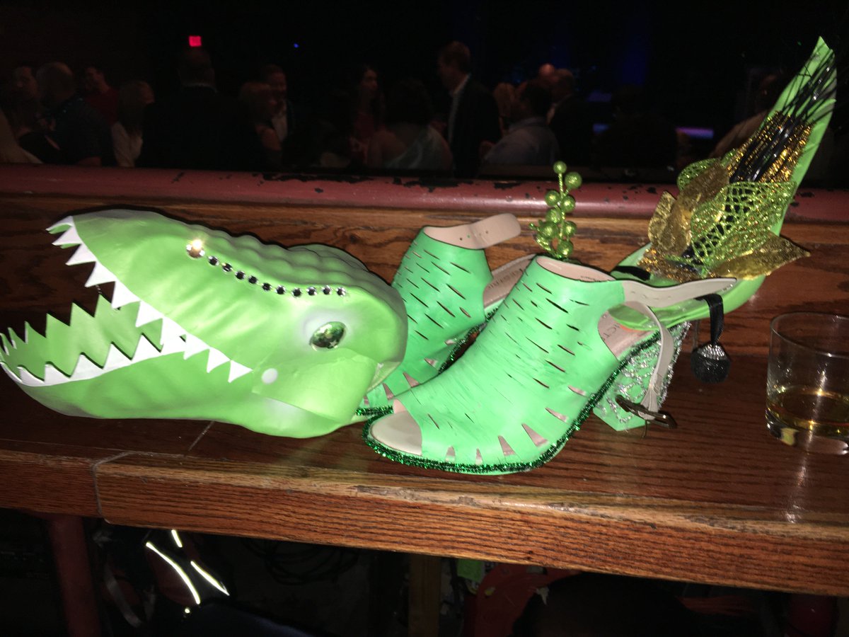 gatorworks's tweet photo. Hunks in Heels was a blast and it was all for a good cause. Check out the Gator-heels our fearless leader had to twirl around on stage in. https://t.co/Hd1GoDF5yo