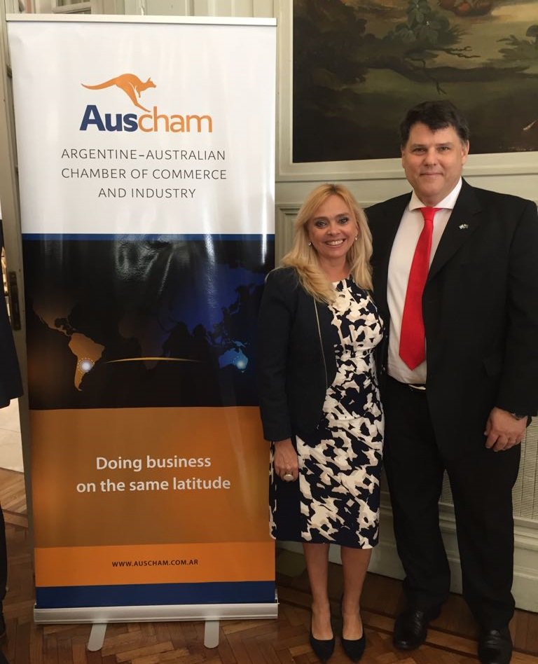 CohenArgentina's tweet photo. Aniversario Cámara de Comercio e Industria Argentino-Australiana➜     @maubrejackie y @TemperleyDiego en el festejo. https://t.co/BxC0m6vgB0 https://t.co/Tf5p2xd0CY