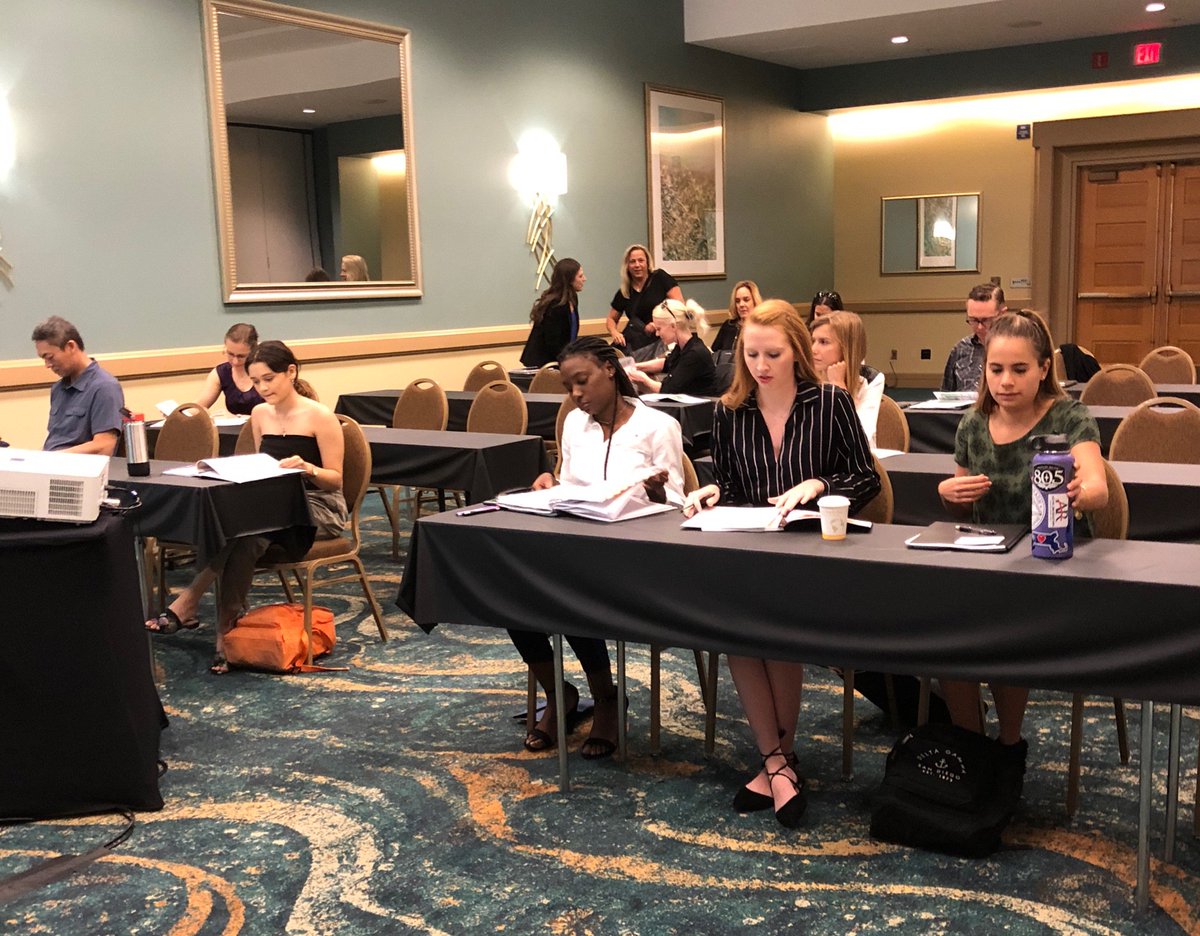 chemistscorner's tweet photo. People filing in for today’s class, beginning cosmetic chemistry #cascc https://t.co/abisAVvOFG