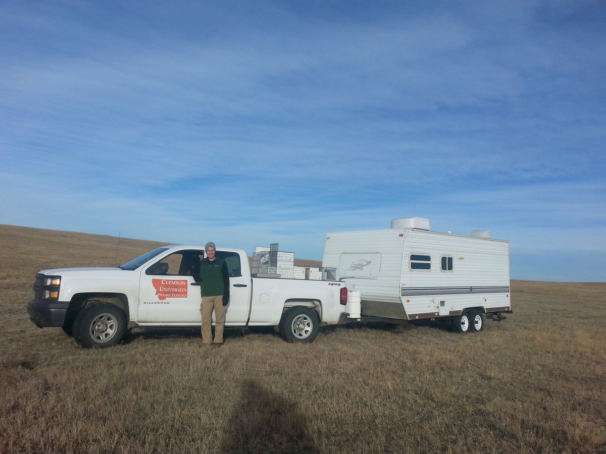 DavidJachowski's tweet photo. @ARButler89 and #FoxCamp on the move capturing and collaring swift fox in Northern Montana #CUPrairieLab @ClemsonCAFLS https://t.co/pdRkVWClzM