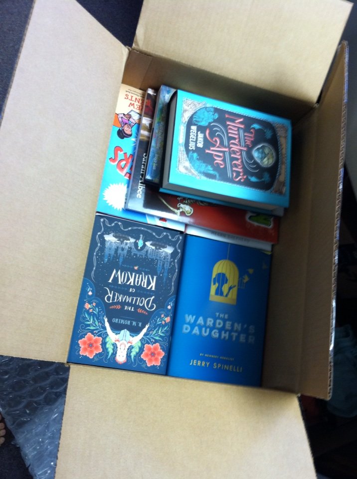 Librarystm's tweet image. I love serving as a Louisiana Young Readers Choice committee because I get so many free books to read and review!