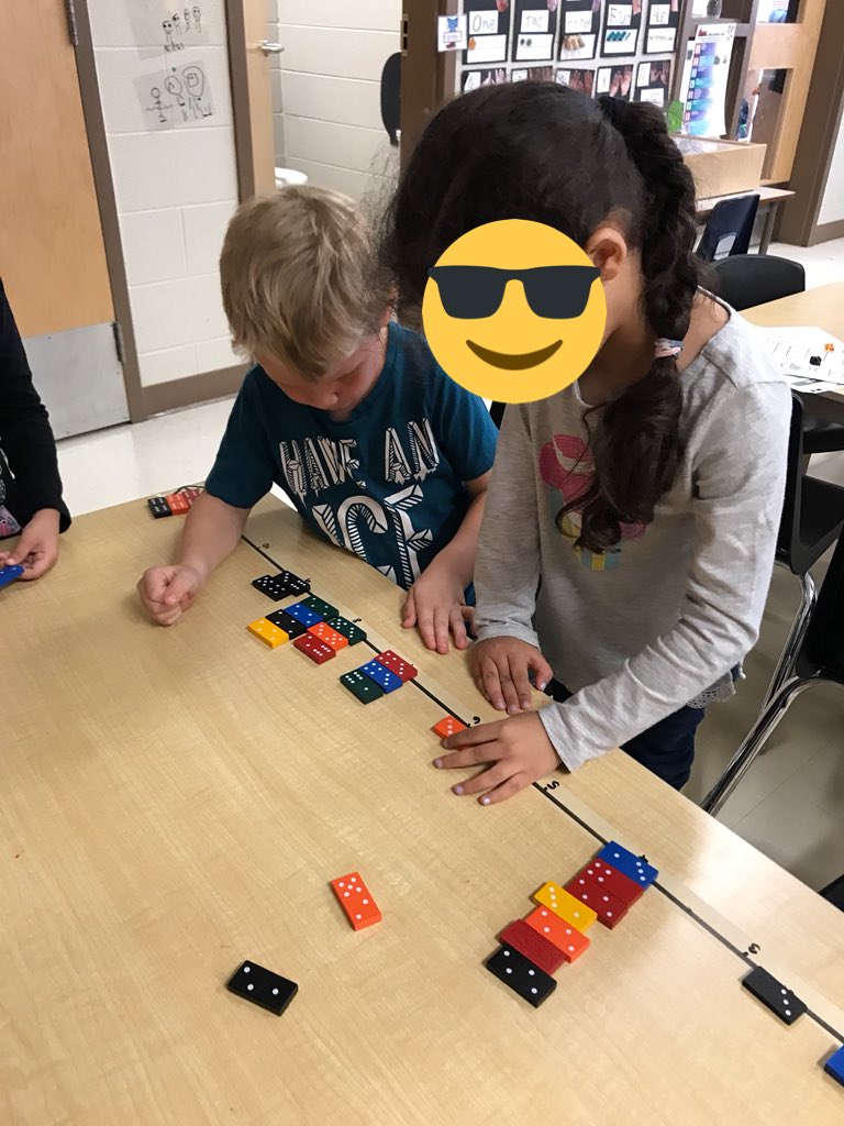 MrsSTsang's tweet photo. We are learning to use math tools to help us understand numbers. #TVDSBMath https://t.co/gkBb3PREhZ