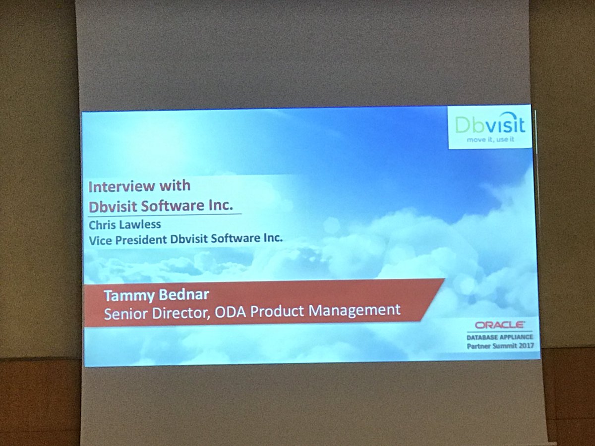 CarolineCrowley's tweet photo. “The perfect partnership” is how Oracle described @dbvisit #standby today.  Contact Azlan’s UK Oracle team and become a #dbvisitpartner https://t.co/LbZr1kJsFQ