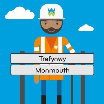DwrCymru's tweet photo. We’re starting work in Monmouth next week to lay new sewer pipes. Find out more on our website: https://t.co/mJ2FVYIbhd https://t.co/4DTOtEClXq