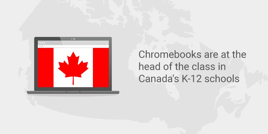 GoogleForEdu's tweet photo. Across Canada, schools use #Chromebooks as the number one device to expand learning opportunities for students https://t.co/dB4HGkvv3m https://t.co/7punndAZHQ