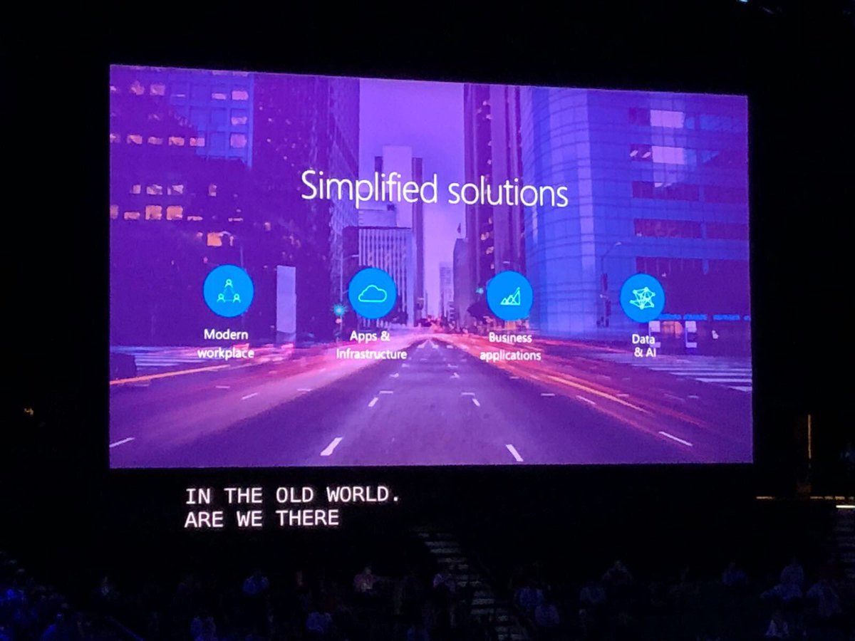 livetiles's tweet photo. #Microsoft #DTA keynote: Simplified Solutions accelerate #DigitalTransformation. Learn more about this at our #Booth226. https://t.co/VUHIGJOFDP