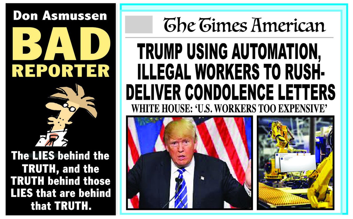 don_asmussen's tweet photo. CONDOLENCE LETTERS IN THE MAIL at https://t.co/KuQg6fsktp
#TrumpCondolences
#TrumpMilitaryWidow
#CondolenceLetters https://t.co/3tMGrdNLo0