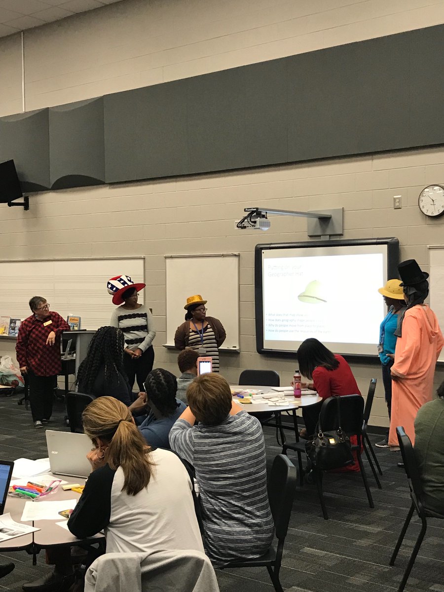 FCShumanities's tweet photo. 3rd SS teachers &amp; GADOE learning strategies to increase GSE4SS mastery! #GASocialStudies @teachflowersc1 @hbzey https://t.co/bD0LqyAz8p
