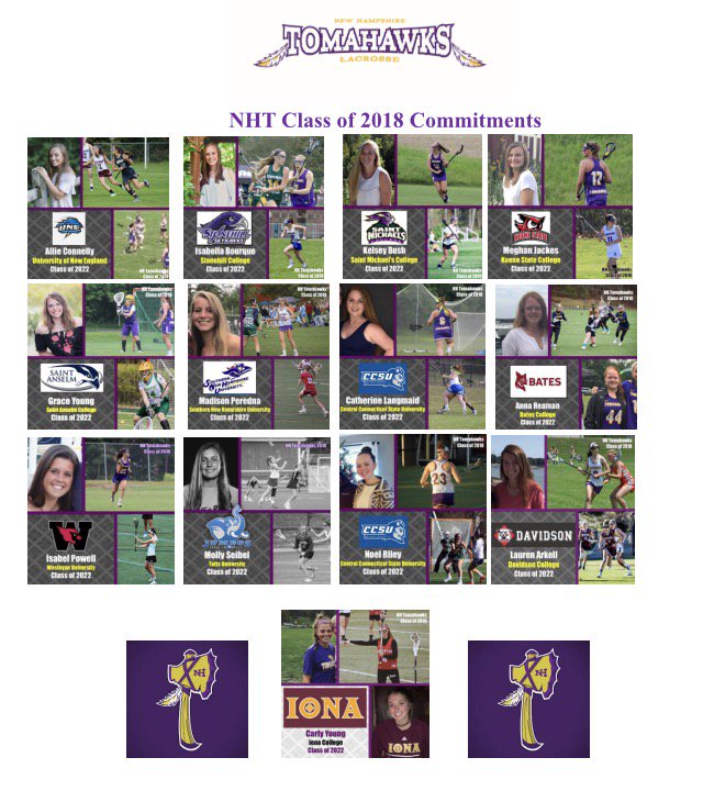 We so so excited for our class of 2018 NHT commitments :) ❤️❤️❤️Way to go girls we are so proud of you ! #d2lacrosse #d3lacrosse #d1lacrosse