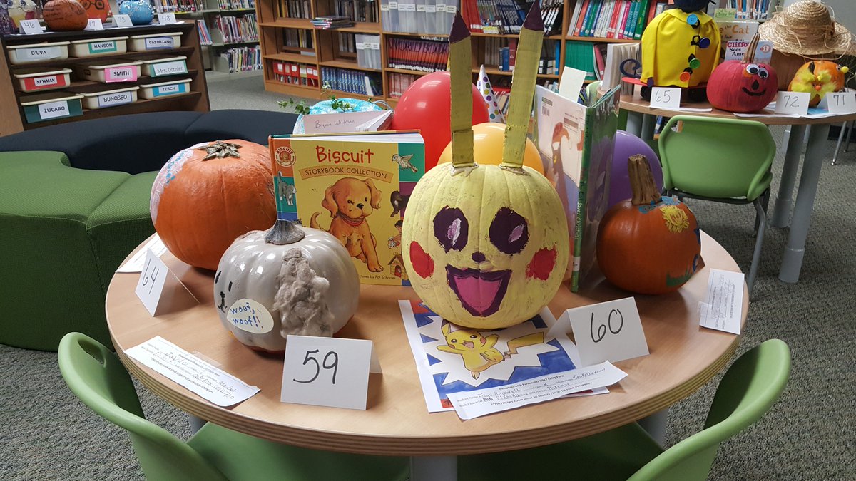 cparkerlms's tweet photo. Our 70+@GainfieldSchool pumpkins have loads of personality! #gescreates #gesreads https://t.co/dK4iziEdCB