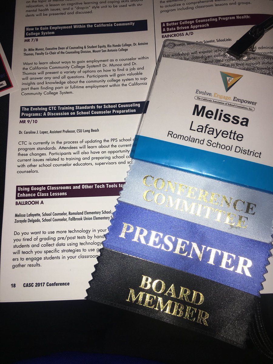 MrsLafayetteSC's tweet photo. Day 2!!! Looking forward to presenting!! #CASC2017 https://t.co/3NOaFMsInS