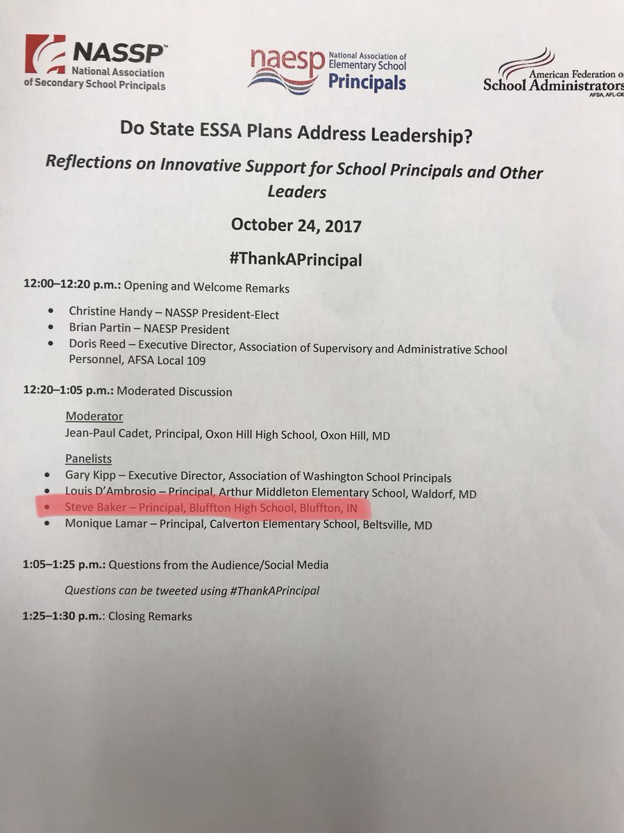 BHMSDnews's tweet photo. Excited to see @BHS__Principal represent @INPrincipals &amp; @EducateIN regarding Indiana’s ESSA plan! #BHMSD #ProfDevMatters #ThankAPrincipal https://t.co/WfGjhkz5ss