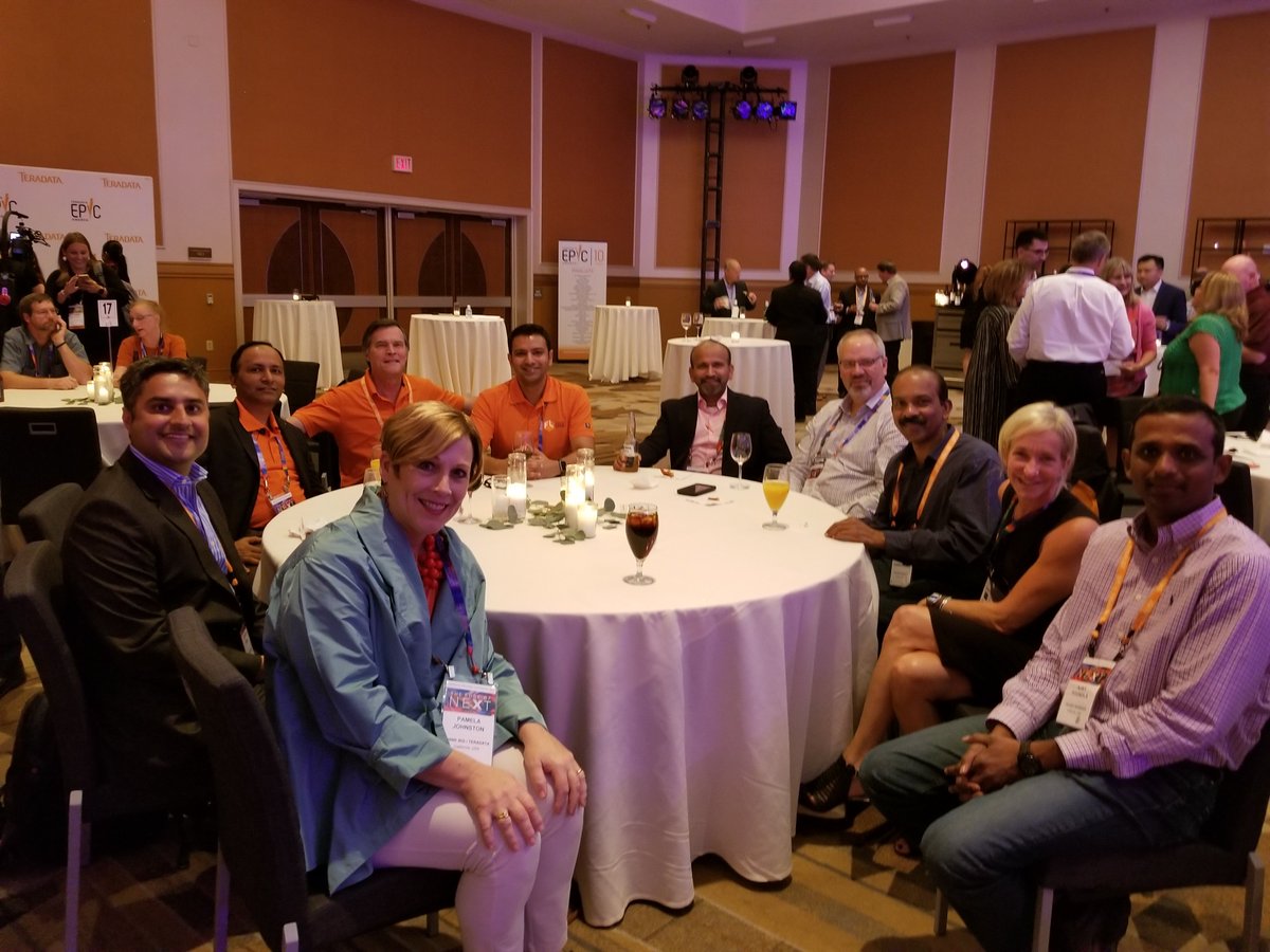 Teradata's tweet photo. Congratulations on the #TeradataEPIC Big Data Intelligence Award to @FuzzyLogix who collaborated with Gilead Sciences, Inc #TDPARTNERS17 https://t.co/GhvKDMQOys
