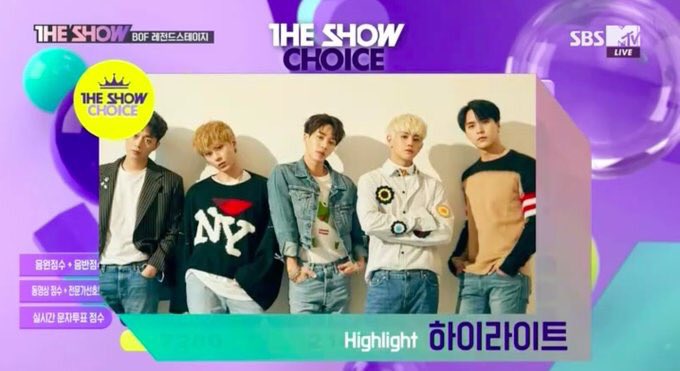 kpopinarab's tweet photo. Highlight اثبتوا نجاح عودتهم بفوزهم الأول مع أغنية 'Can Be Better' في The SHOW!
تهانينا! #Highlight1stwin https://t.co/X2zncIRF5s