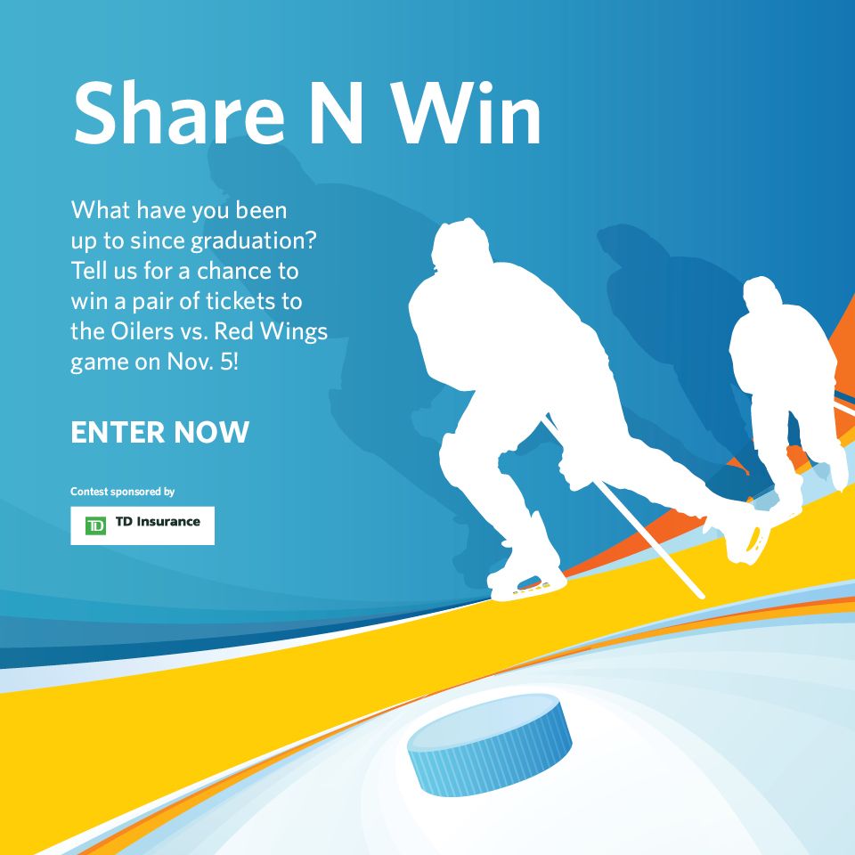 Hey, #NAIT alumni! Update us on what you’ve been up to since graduation &amp; you could win #Oilers tickets! nait.li/2yIYY3Z #ookforlife