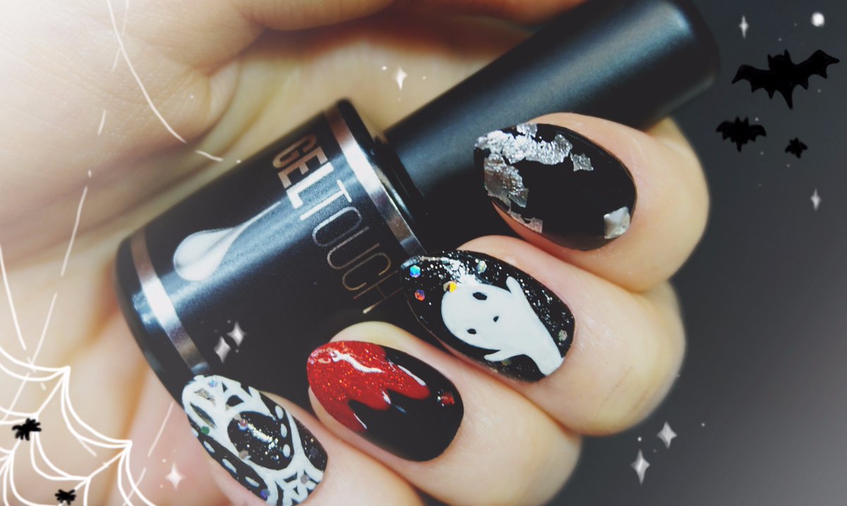 Gel_Touch's tweet photo. Are you in the spooky spirit this year? 👻 Create hauntingly fab designs with our GelTouch Starter &amp; Master kits available at @Argos_Online https://t.co/rs9aBUNSIg