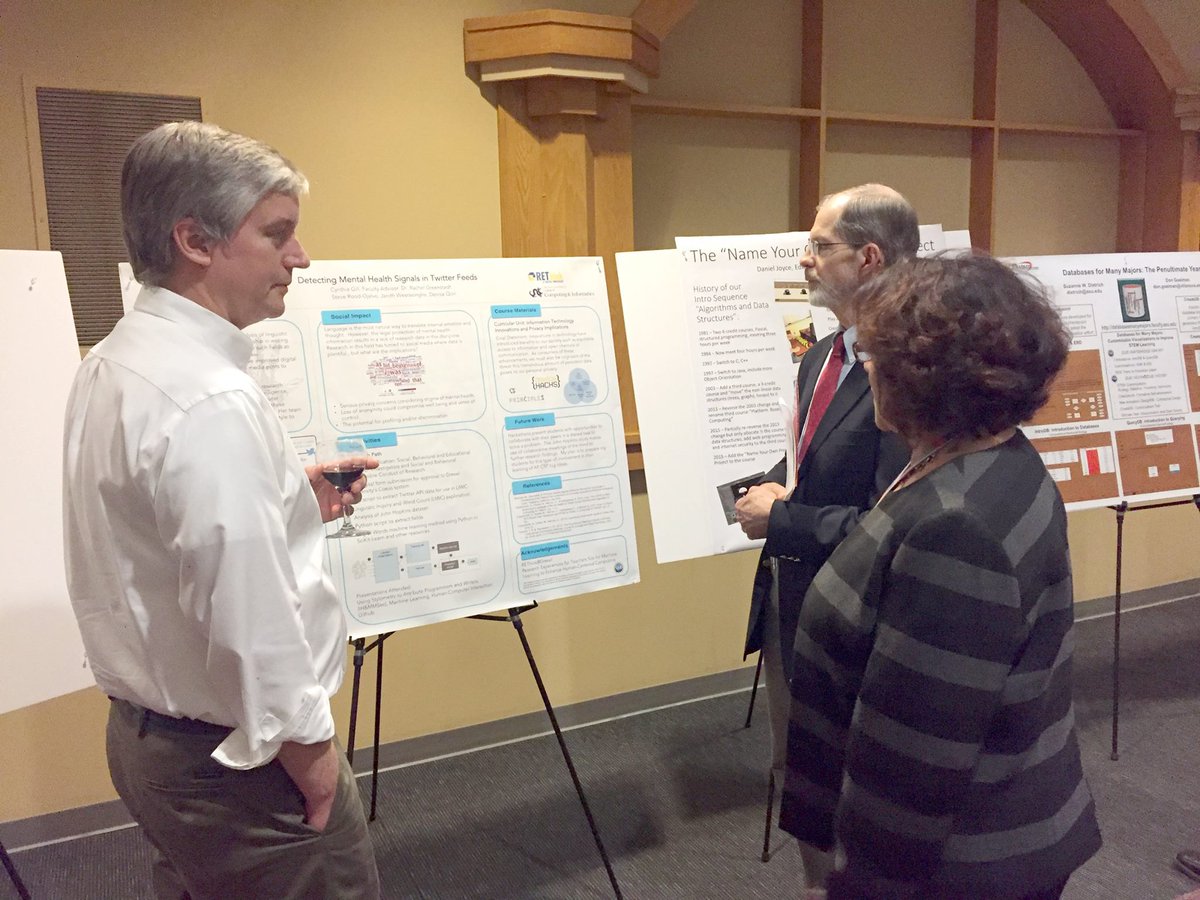 DrexelCS_RET's tweet photo. Cynthia Gill &amp; Damian Baraty presented research posters at the 33rd Annual CCSC Eastern Conference in Allentown, PA, on Oct. 20. https://t.co/HcoaIKmJqZ