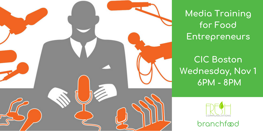StartHubBoston's tweet photo. Hey #foodstartups! Want to nail your media interview? Join @branchfood @FreshCmm on 11/1 for a Media Training! RSVP: https://t.co/b5YKyejNnW https://t.co/1CADcpRaZw