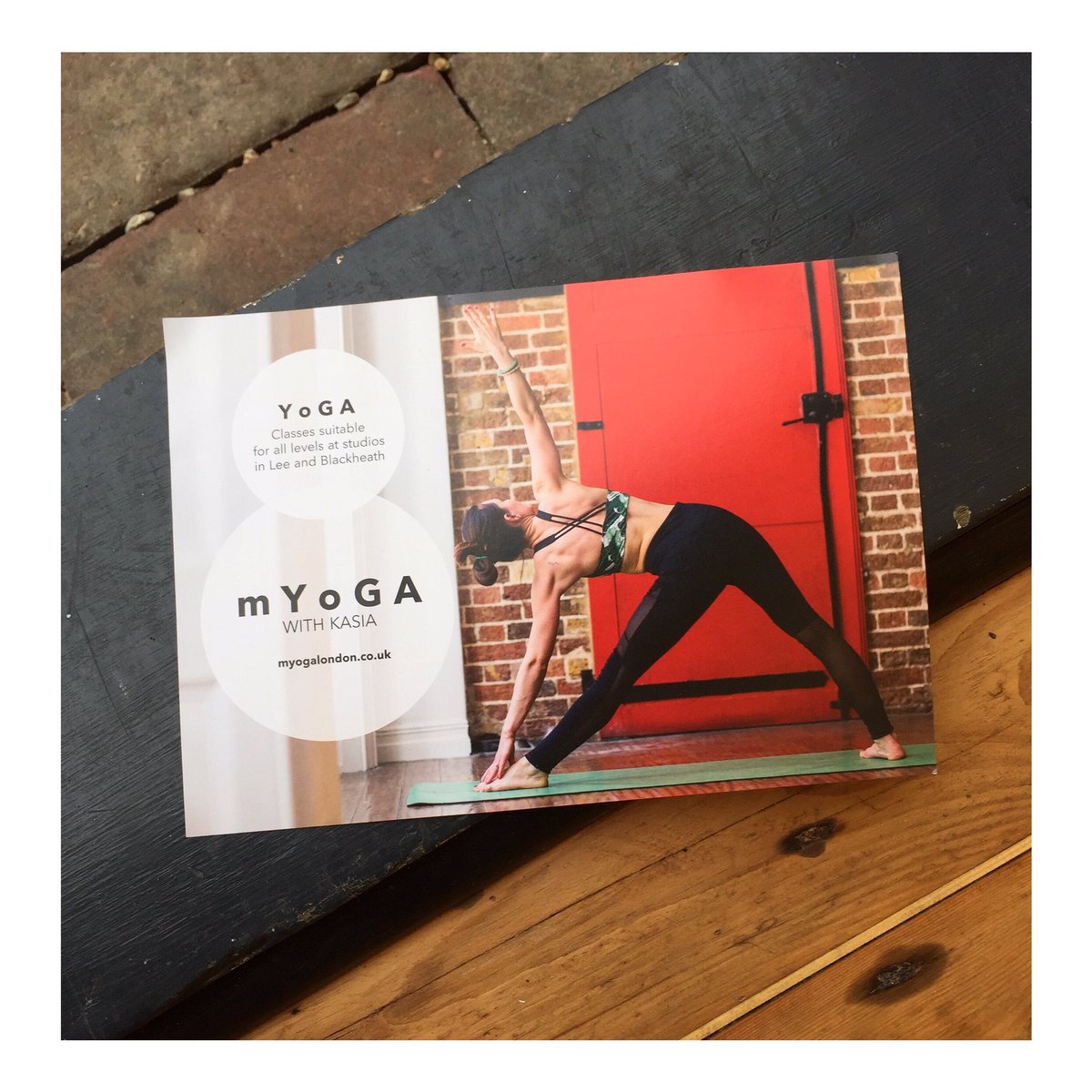 Kasia1382's tweet photo. When your new leaflet gets delivered through your own door 😀📮💌 #MYOGA #selondon #selondonyoga #yogaclasses #yogalove #localyoga #namaste https://t.co/DBExdKuPmP