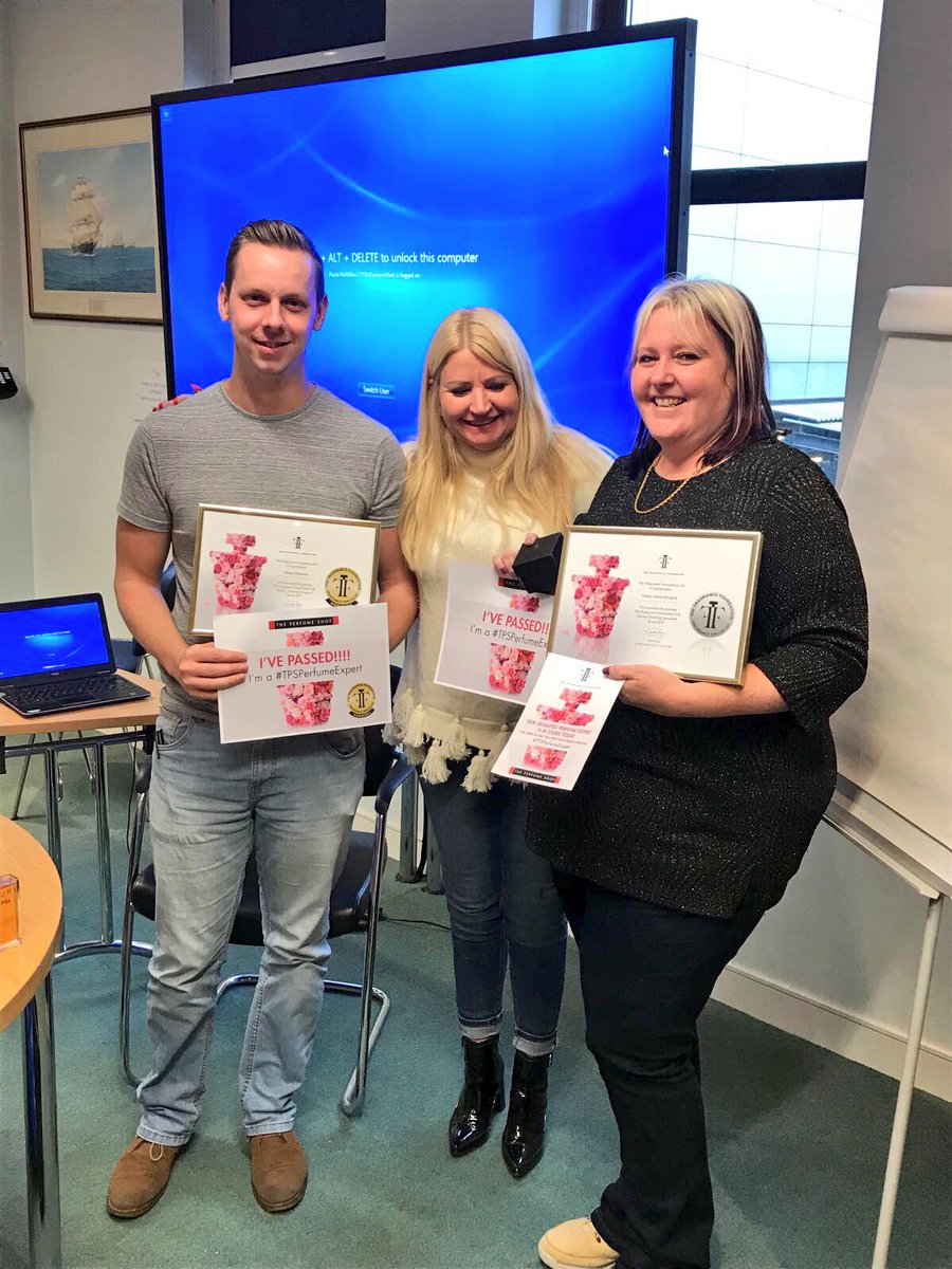 Paula_Mc123's tweet photo. 🎉Congratulations Tracey and Danny on becoming Perfume Experts 🎉 #TPSPerfumeExperts https://t.co/ejHT4e9K5Q