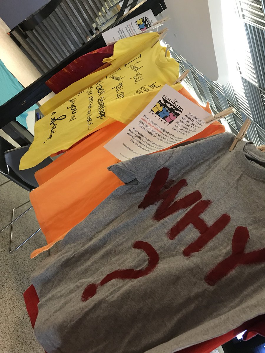 TTUWGS's tweet photo. Stop by our table today inside the SUB, 11:30-1, #WWV2017 #WWV17 #TTUItsOnUs #TheClotheslineProject https://t.co/peWjJshGy5
