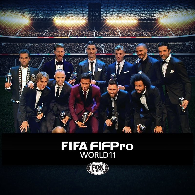 FOXDeportes's tweet photo. ¿Te imaginas un equipo de este calibre alineando en un partido oficial? ¿Quién lo para? 😵

Cada RT🔁 es un título🏆 para el #FIFAFIFProWorld11 https://t.co/oF1VIbonMg