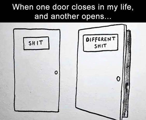 ThePrivAsst's tweet photo. #Opportunity is -
- just one step away.
- so close, you can smell it.
- a George Carlin sketch.
#glasshalf https://t.co/z8vuIdCvYZ