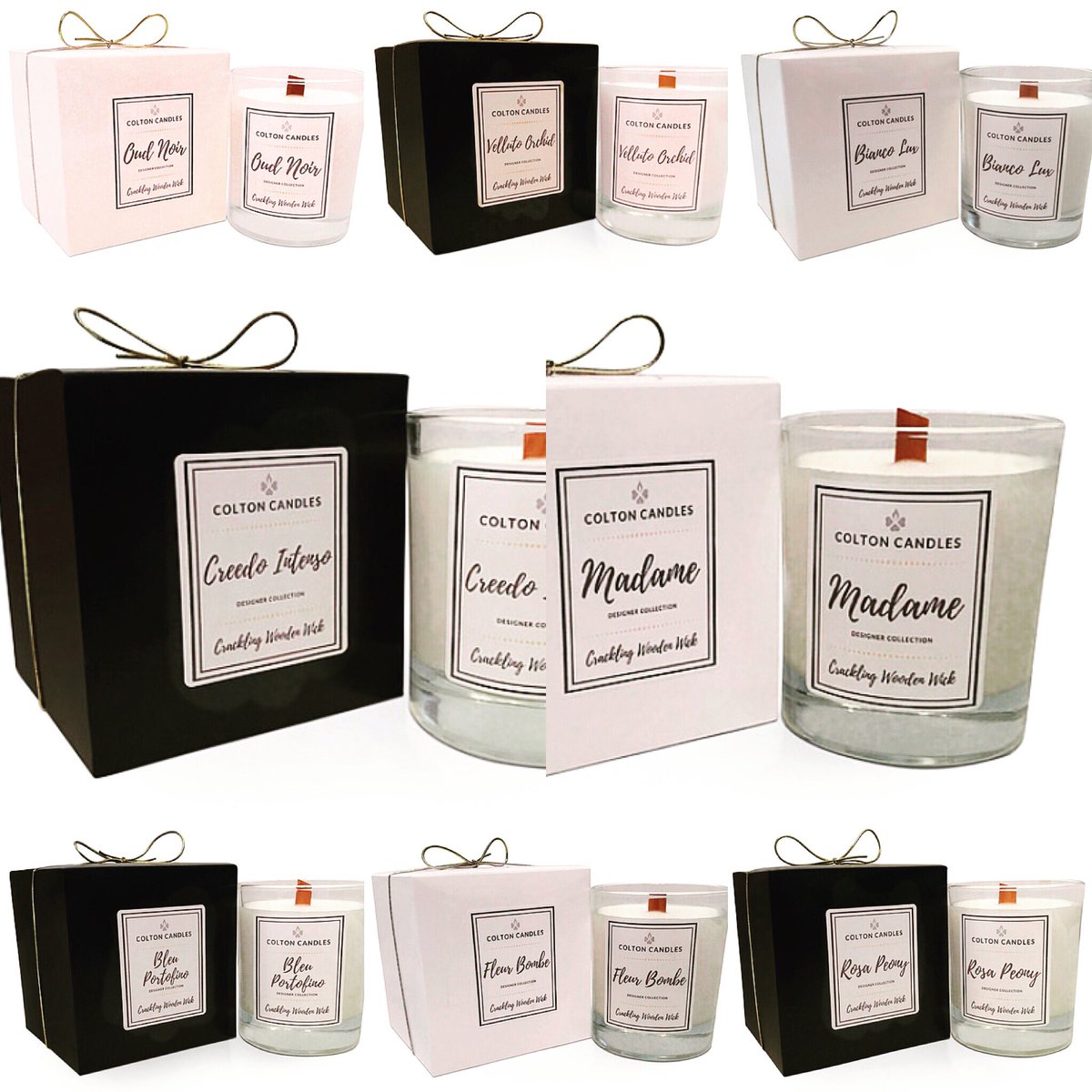 Coltoncandles's tweet photo. Our new Designer Collection contains 8 scents, inspired from the biggest fashion brands in the world! #designerscent https://t.co/gNFu9GLgtB https://t.co/50pPO4MCPZ
