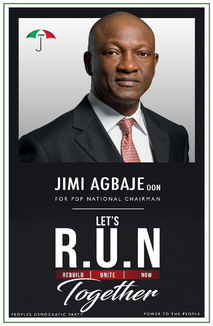 Raymond Dokpesi has withdrawn from Peoples Democratic Party [PDP] chairmanship race. Jimi Agbaje has also withdrawn from PDP chairmanship race