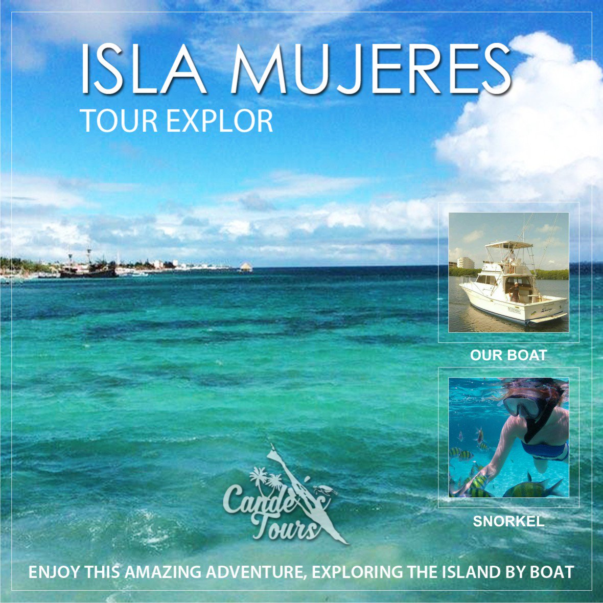 CandesTours's tweet photo. #TourExploreIslaMujeres
SNORKELING IN A BEAUTIFUL REEF 🏖️🐠🏝️😎
Book one: candeapartments@hotmail.com
#CandesTours #Tour #IslaMujeres #Mexico https://t.co/HbIB7dhh5l