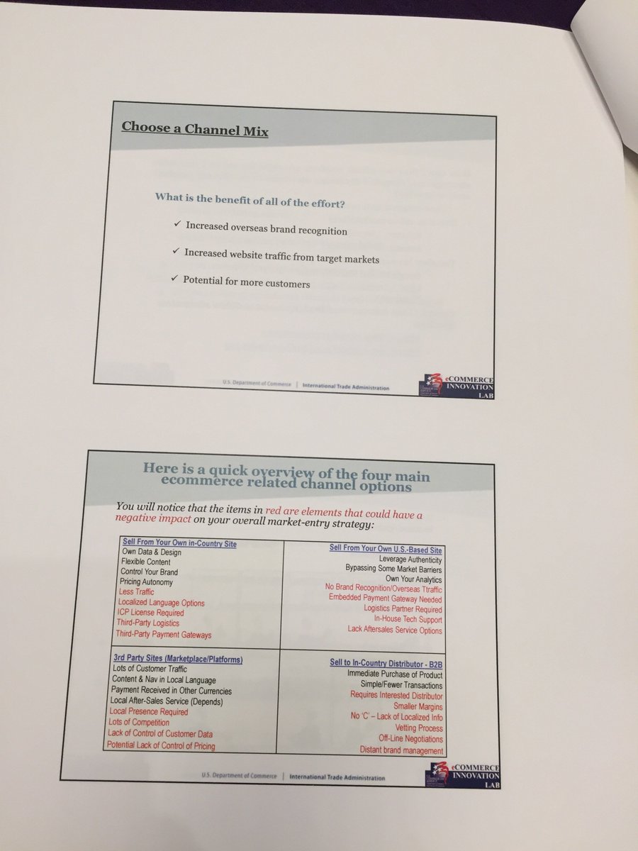 Basic eCommerce channel options for exporters - James Bledsoe, Commercial Service EIL Lab Director