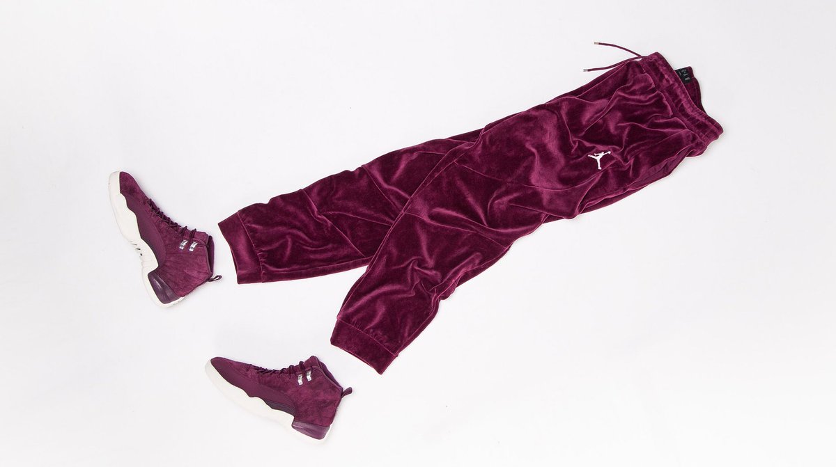 jordan velour pants