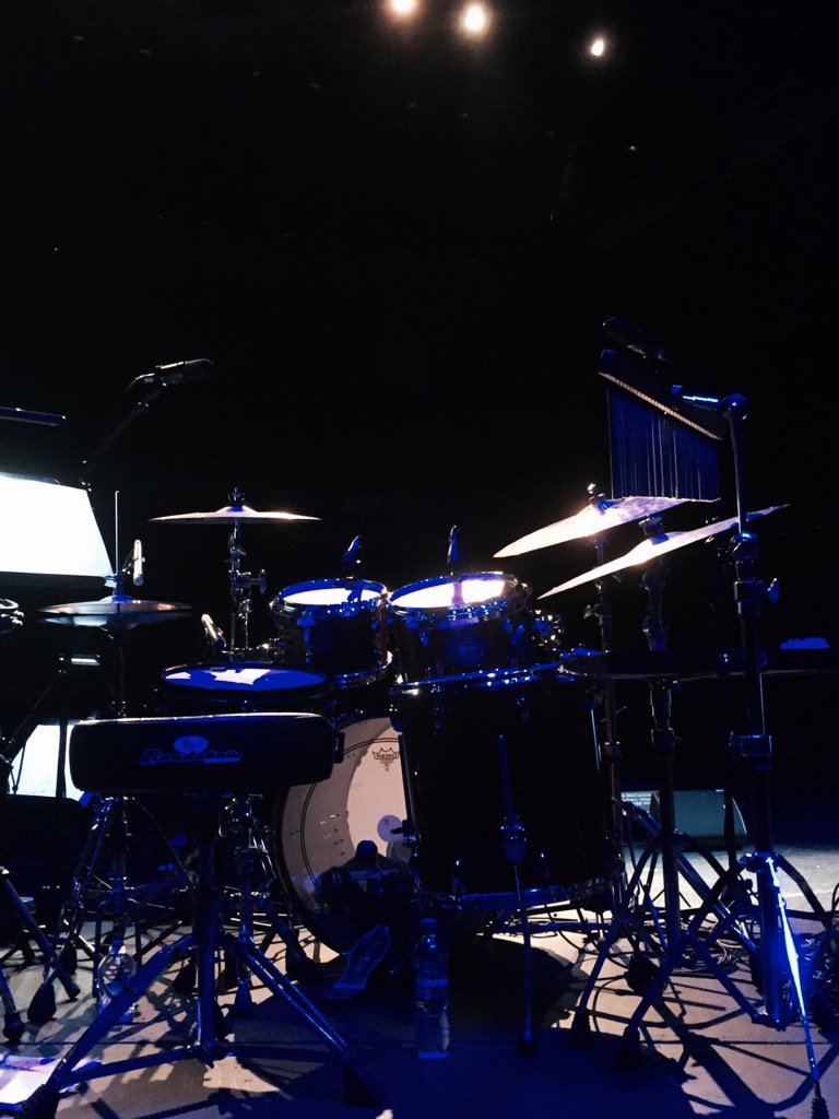 Elaine Paige tour in Perth concert hall <a href="/PaisteNation/">Paiste Cymbals</a> Masters sounding beautiful!