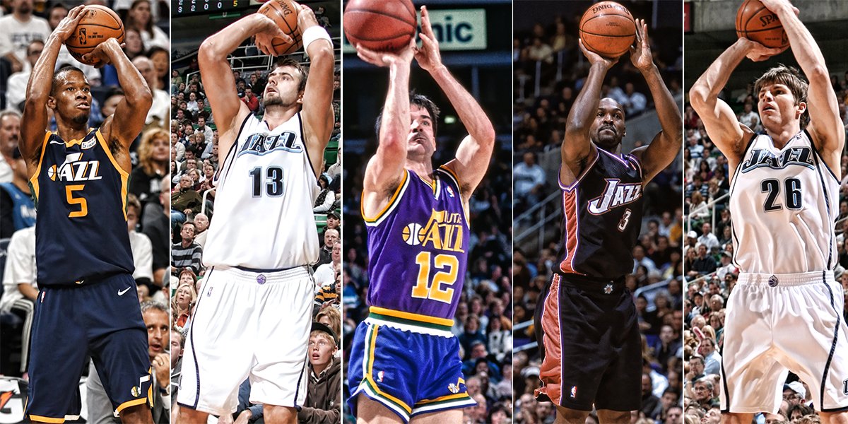 How much do you know about the Jazz 3-point history? 🔥👌🎯💰  Take the Quiz: ➡️ on.nba.com/2h4RmQk https://t.co/gwfgenEhqY