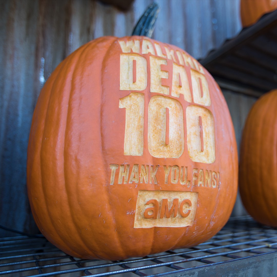 WalkingDead_AMC's tweet photo. 100 episodes. We couldn’t have made it here without you guys: THANK YOU to all our fans. #TWD https://t.co/hq45DkOrVL