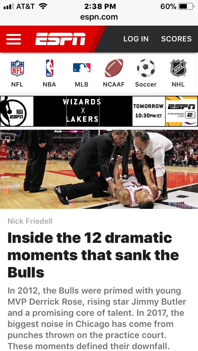 SevenFootWave's tweet photo. All day long https://t.co/yYSzs3fnJy doesn’t mention the #WorldSeries on the top of their main page. WTH??? Why do you hate baseball ESPN??? https://t.co/m17zltk7DX