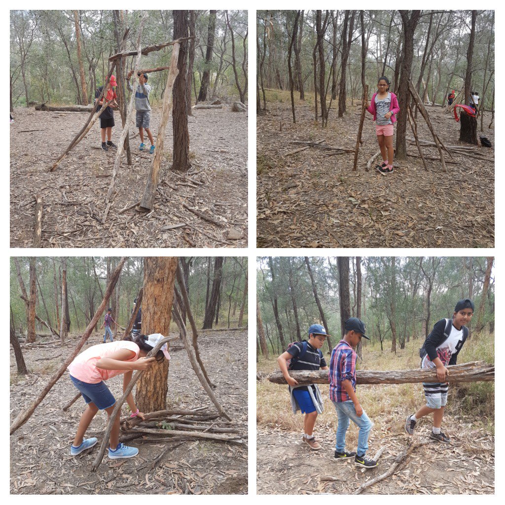 Putting our #STEM skills to use! Thanks <a href="/MaguireTeina/">Teina Maguire</a> for preparing us for this shelter challenge!