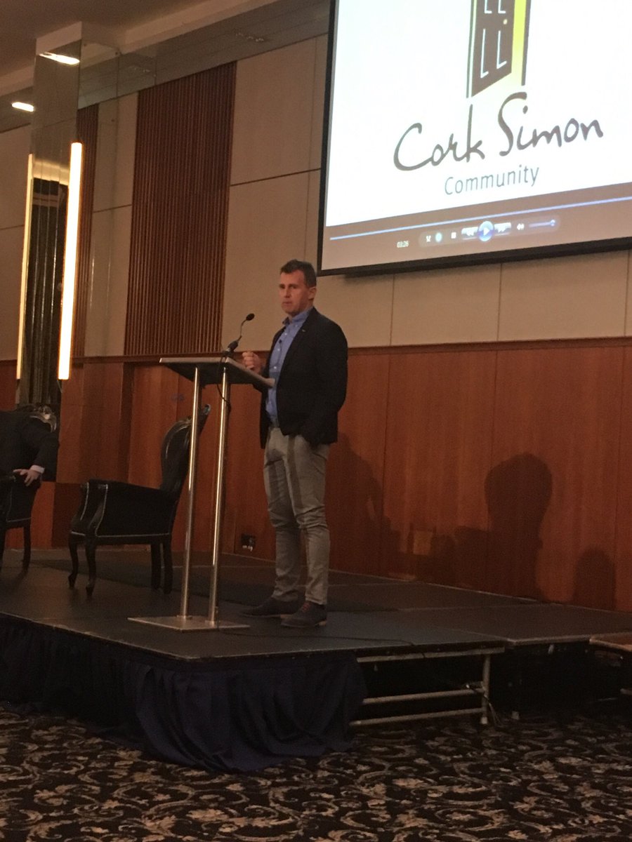 joeyblake79's tweet photo. A brilliant night of talk and Q&amp;A with @Nigelrefowens with @JMrtesport at the @RochestownPark in aid of a worthy charity @Cork_Simon . https://t.co/E8qrD2JbDM