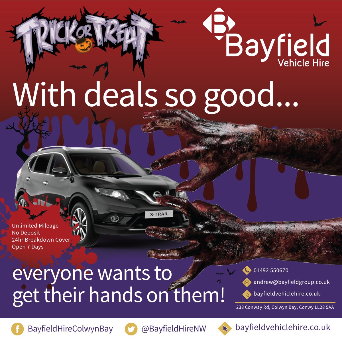 BayfieldHireNW's tweet photo. Get in touch for some great deals on rentals and with 10% OFF your rental if you are a new customer. What are you waiting for? #AutumDeals https://t.co/C2QmNnYpTZ