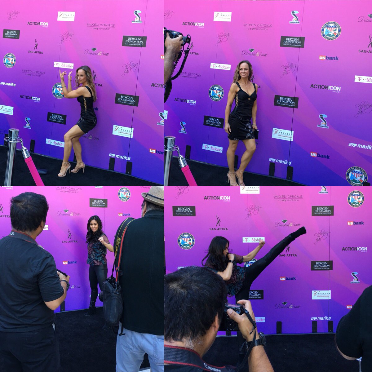 TamiGoveia's tweet photo. @LaurenMaryKim @AimeeZannoni recognized for excellence @ActionIconAward &amp; in support of @DiamondintheRAW Amazing day @DebMellman #Publicist https://t.co/3GeEpLe1Uo