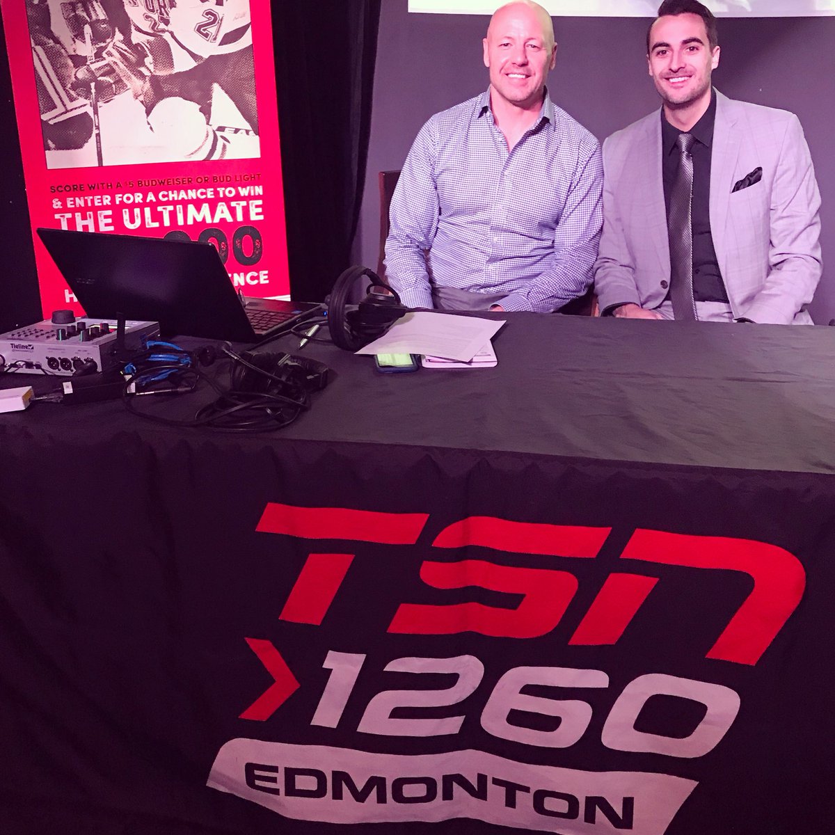 DavePavelich's tweet photo. We’re live on location with @JasonGregor &amp; @TSN1260 at@MatchPubYEG located inside @GrandVillaYEG talking #NHL Game Day! 

#YEGAS #Yeg https://t.co/8fm18zAvvt